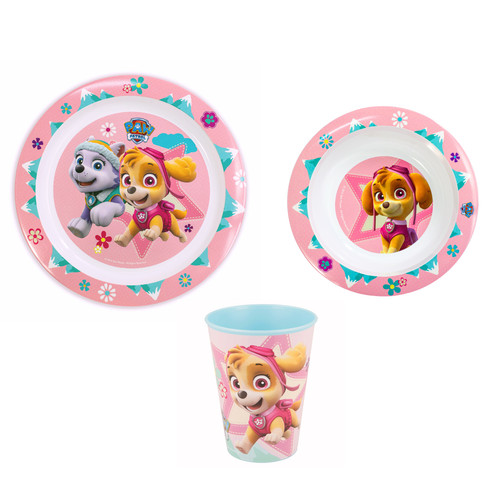 Paw patrol kindergeschirr - paw, set