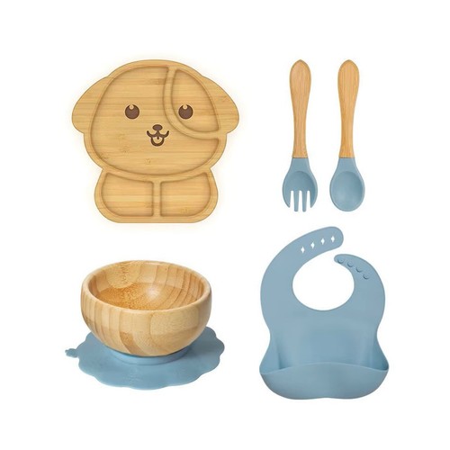 Bambus kindergeschirr set - bambus, kindergeschirr-set